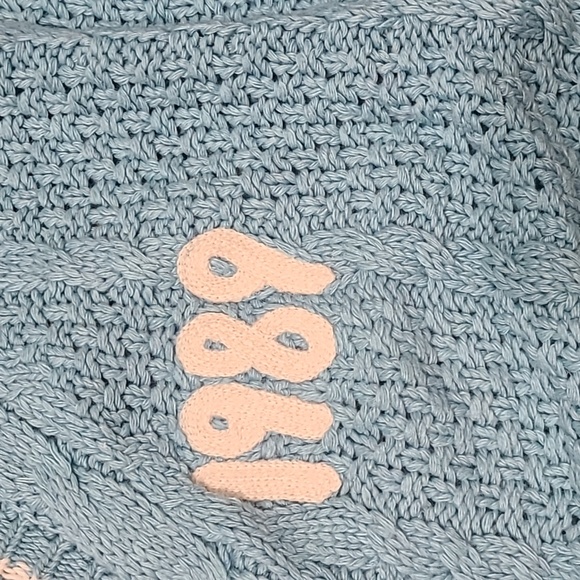 Taylor Swift Blue 1989 Cardigan Medium Large - Picture 3 of 6